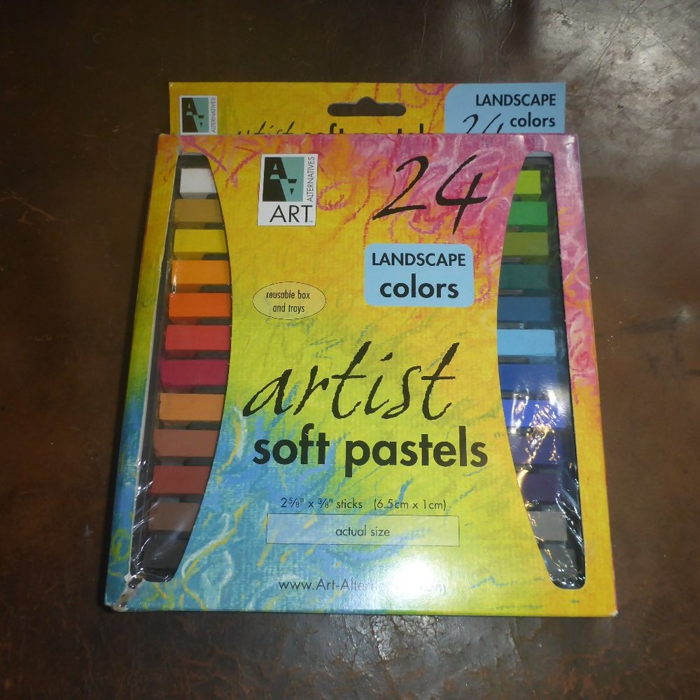 Set of 24 Artists Soft Pastels - Landscape Colors